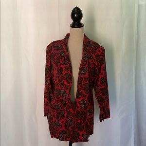 Vintage Intentions patterned blazer